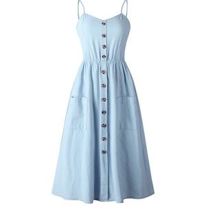 Baby Blue Dress — Size Large
